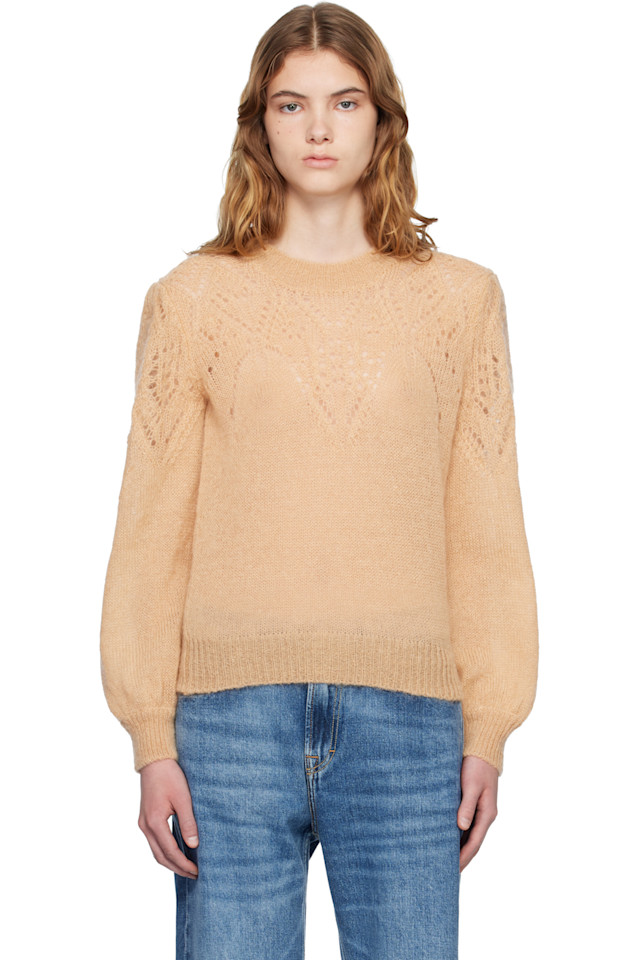 Isabel Marant Etoile Ажурный свитер из мохера цвета хаки
Isabel Marant Etoile Ажурный свитер из мохера цвета хаки