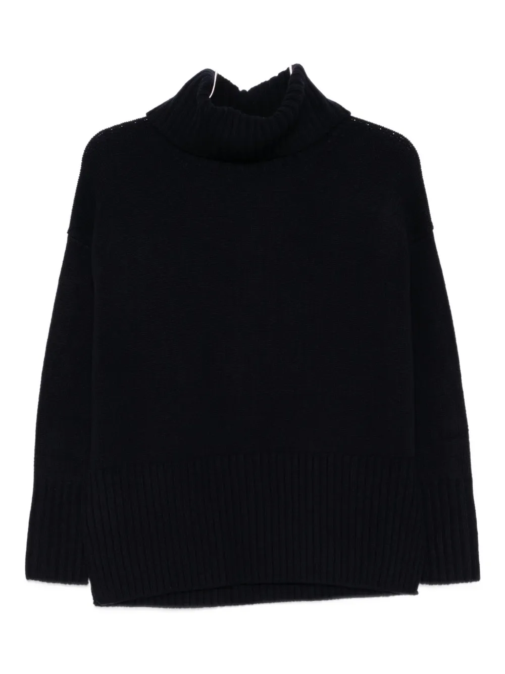 Свитер с высоким воротником в рубчик BeYou, синий
Свитер с высоким воротником в рубчик BeYou, синий