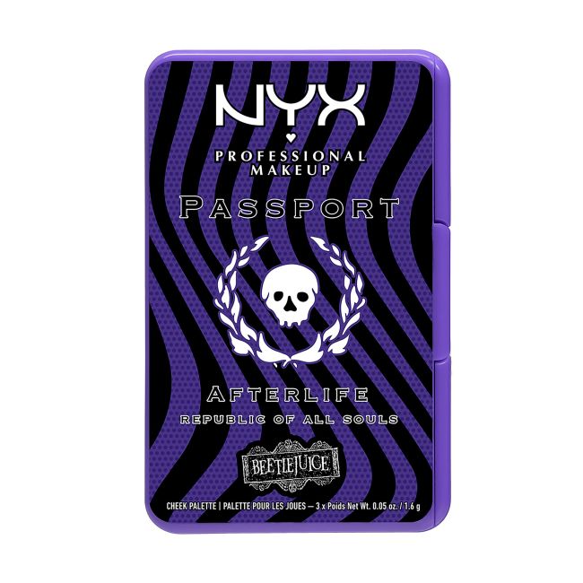 Палитра румян Beetlejuice Afterlife NYX Professional Makeup, 1,6 гр (afterlife passport)
Палитра румян Beetlejuice Afterlife NYX Professional Makeup, 1,6 гр (afterlife passport)