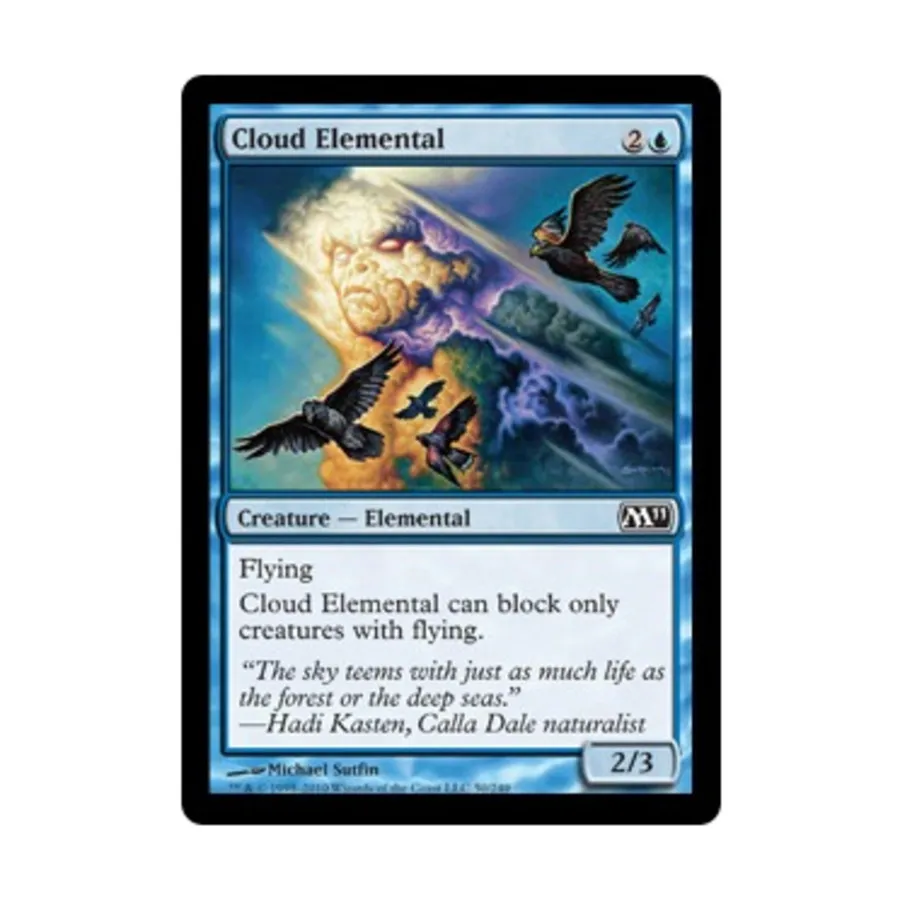 CCG Облачный элементаль (С), MTG - Magic 2011 
CCG Облачный элементаль (С), MTG - Magic 2011
