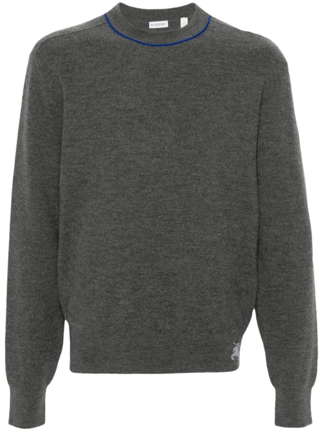 Burberry свитер Equestrian Knight-intarsia, серый 
Burberry свитер Equestrian Knight-intarsia, серый