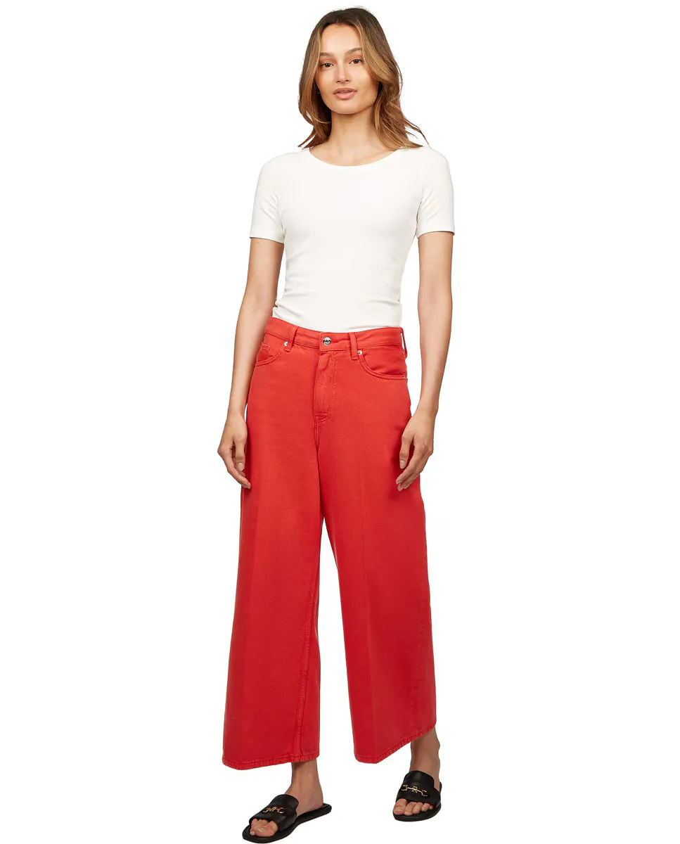 Женские джинсы широкого кроя с высокой талией Tommy Hilfiger, красный
Женские джинсы широкого кроя с высокой талией Tommy Hilfiger, красный