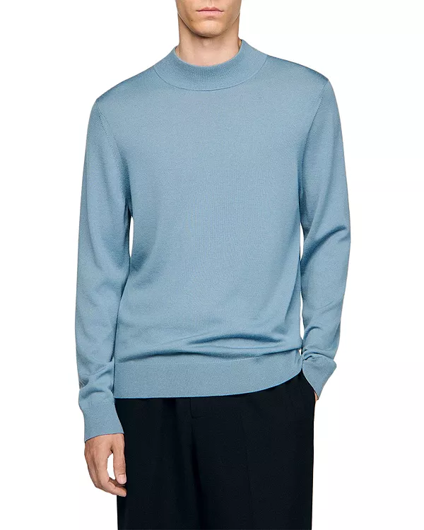 Шерстяной свитер Sandro, синий
Шерстяной свитер Sandro, синий