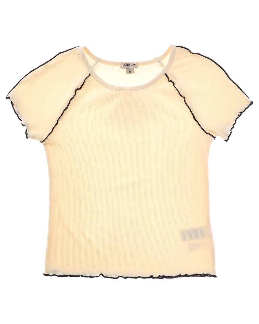 Привычный топ с краем салата Habitual, белый
Привычный топ с краем салата Habitual, белый