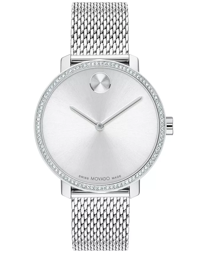 Женские часы Swiss Bold Shimmer с браслетом из нержавеющей стали, 34 мм Movado
Женские часы Swiss Bold Shimmer с браслетом из нержавеющей стали, 34 мм Movado