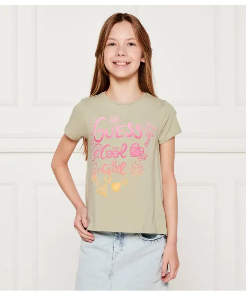 Футболка Regular fit Guess, зеленый
Футболка Regular fit Guess, зеленый