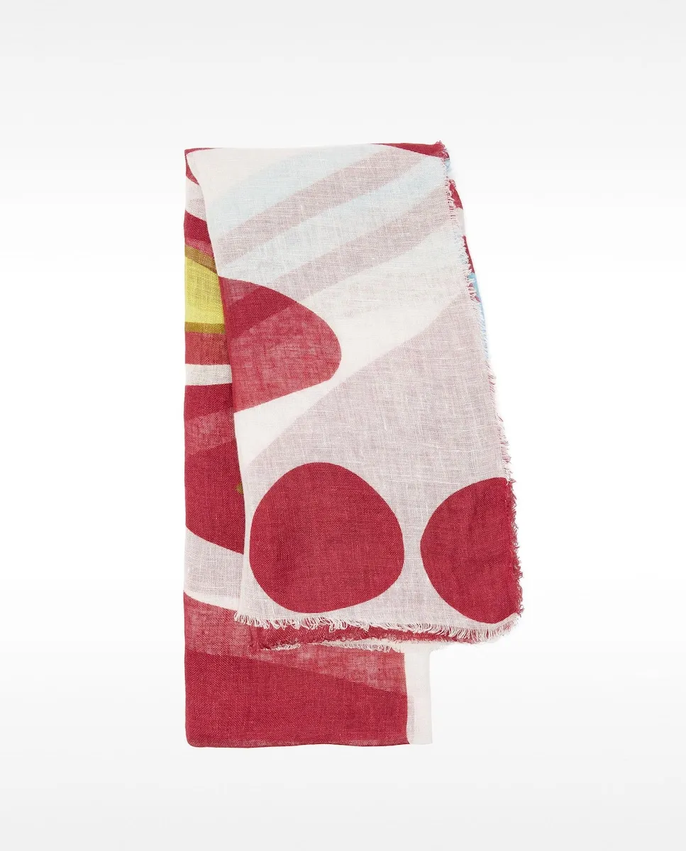 Платок 100% лён с геометрическим принтом Parfois, красный
Платок 100% лён с геометрическим принтом Parfois, красный