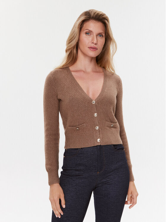Кардиган стандартного кроя Guess, коричневый
Кардиган стандартного кроя Guess, коричневый