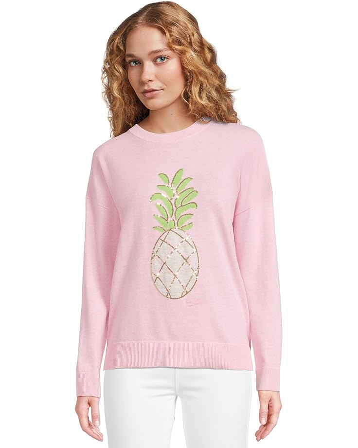 Свитер Lilly Pulitzer Tensley Sweater, цвет Heathered Pink Muse Party Pineapple Jacquard
Свитер Lilly Pulitzer Tensley Sweater, цвет Heathered Pink Muse Party Pineapple Jacquard