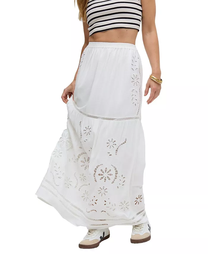 Женская юбка макси с кружевными вставками Georgina Raffya, белый
Женская юбка макси с кружевными вставками Georgina Raffya, белый