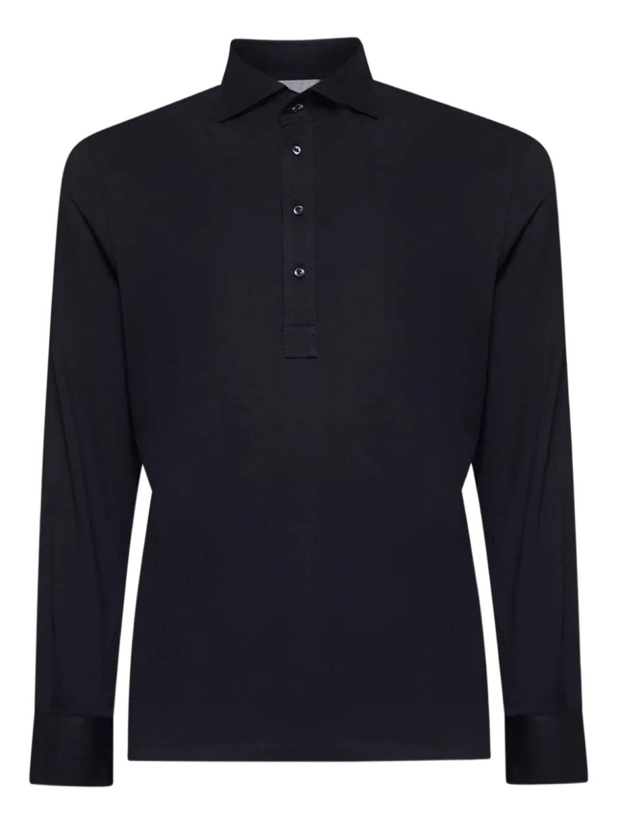 Рубашка поло с длинными рукавами Brunello Cucinelli, синий
Рубашка поло с длинными рукавами Brunello Cucinelli, синий