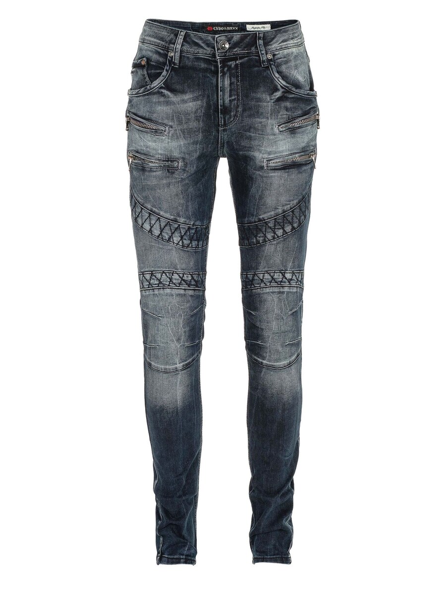Узкие джинсы CIPO & BAXX, темно-синий 
Узкие джинсы CIPO & BAXX, темно-синий