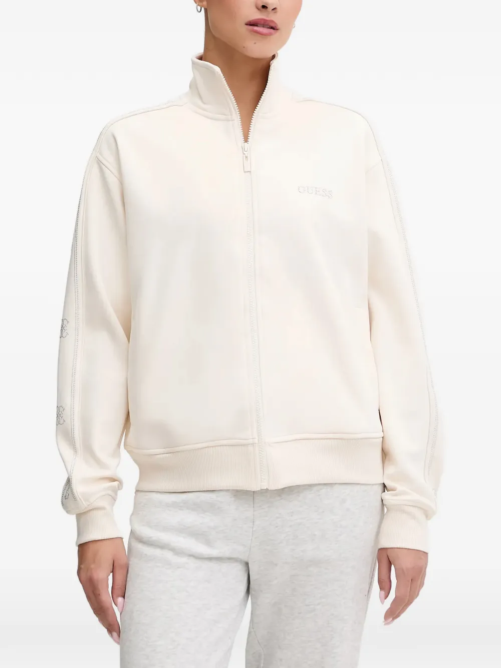 Свитшот на молнии с логотипом Guess Usa, белый
Свитшот на молнии с логотипом Guess Usa, белый