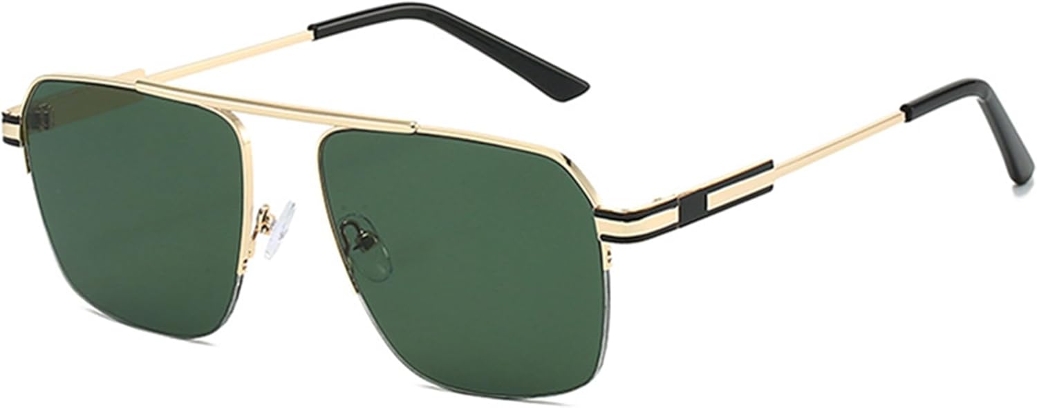 Солнцезащитные очки Bullabulling квадратной формы для женщин, модные большие, в золотой металлической оправе, очки-пилот 2025, модные женские солнцезащитные очки, Glod Green
Солнцезащитные очки Bullabulling квадратной формы для женщин, модные большие, в золотой металлической оправе, очки-пилот 2025, модные женские солнцезащитные очки, Glod Green