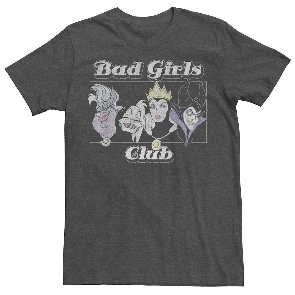 Мужская футболка Disney Villains Bad Girls Club, цвет Charcoal Heather 
Мужская футболка Disney Villains Bad Girls Club, цвет Charcoal Heather