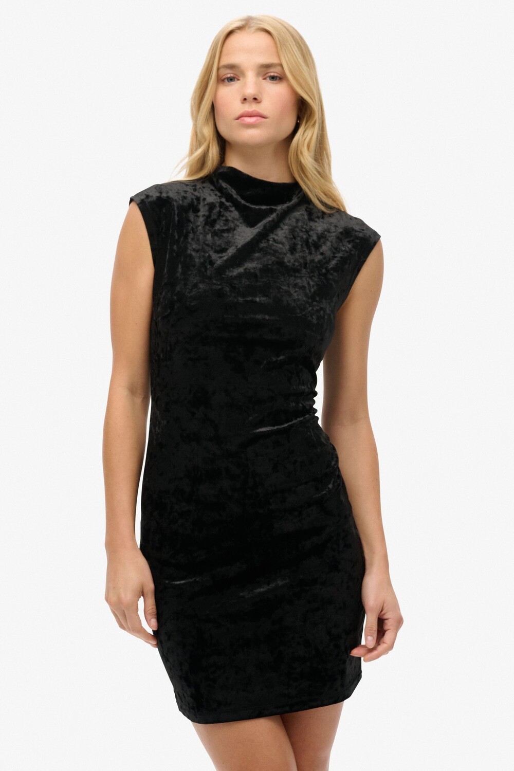 Платье футляр из бархата Superdry, черный
Платье футляр из бархата Superdry, черный