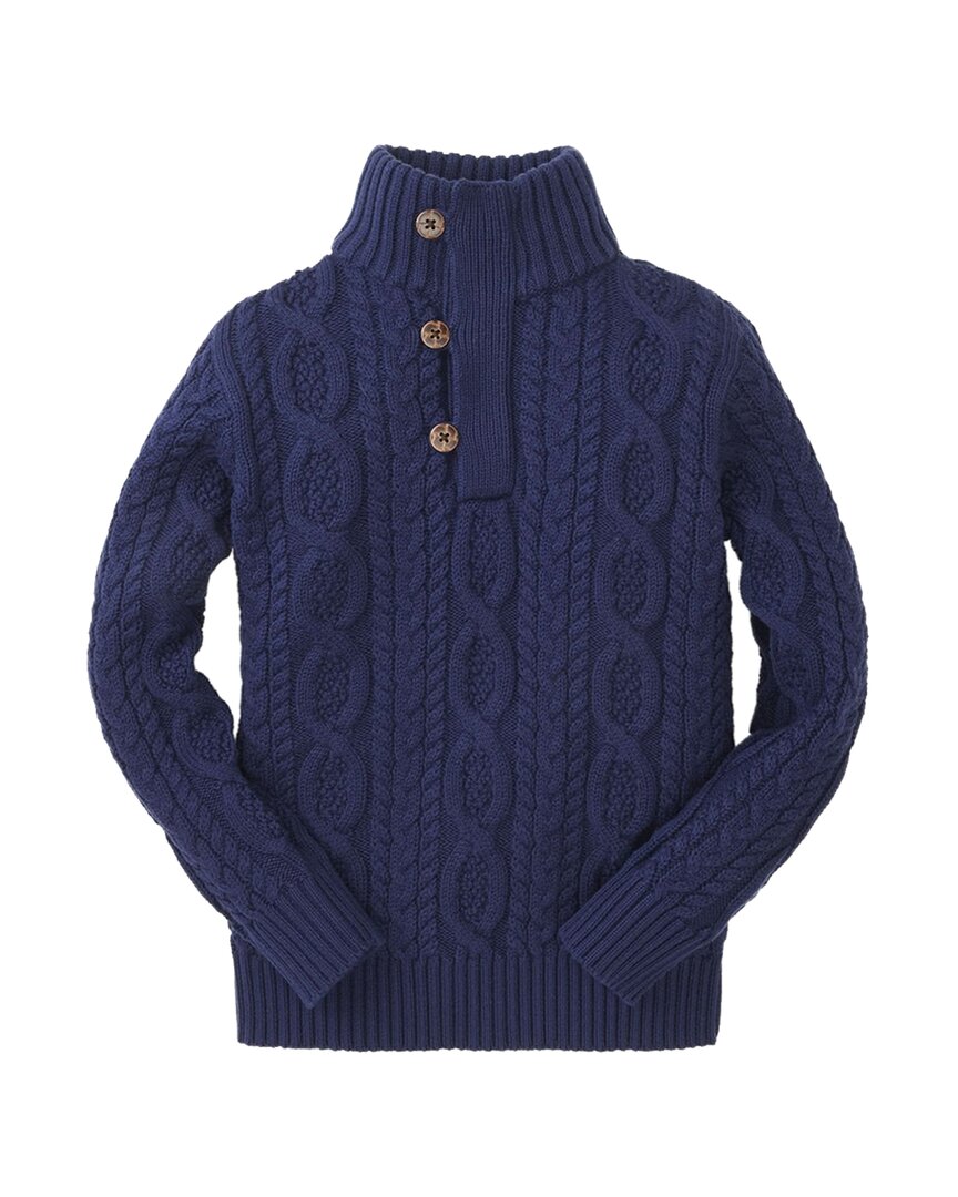 Хоуп энд Хенри свитер с воротником-стойкой HOPE & HENRY, синий
Хоуп энд Хенри свитер с воротником-стойкой HOPE & HENRY, синий