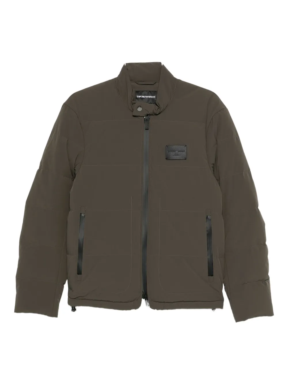 Стеганое пальто на молнии Emporio Armani, зеленый
Стеганое пальто на молнии Emporio Armani, зеленый