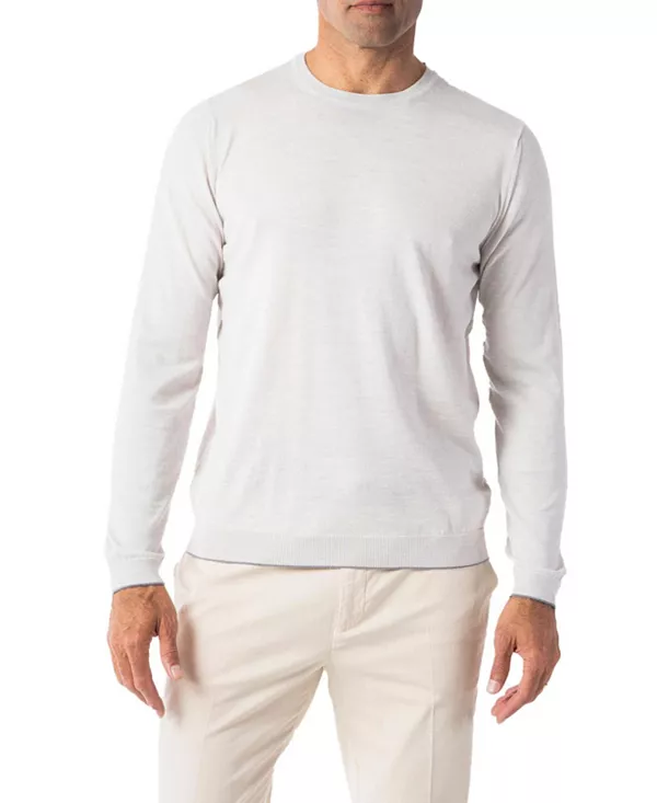 Свитер с круглым вырезом Keaton Robert Talbott, белый
Свитер с круглым вырезом Keaton Robert Talbott, белый