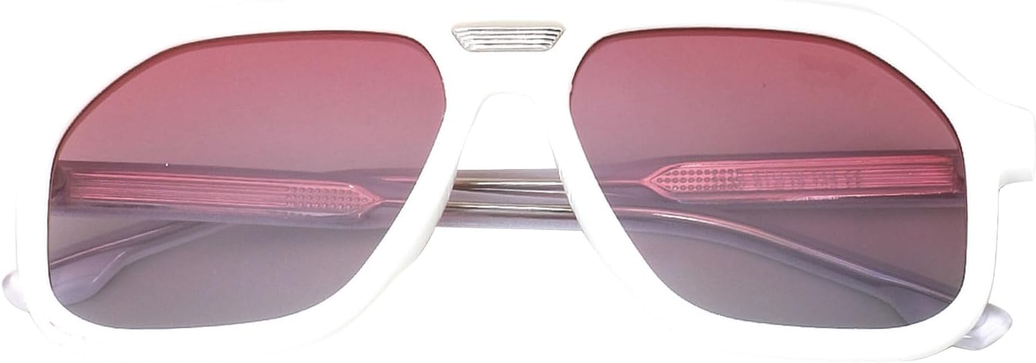 Модные квадратные солнцезащитные очки для женщин, винтажные солнцезащитные очки с двойным градиентом для мужчин, солнцезащитные очки-пилот для активного отдыха с защитой от УФ-излучения mincl, White Purple
Модные квадратные солнцезащитные очки для женщин, винтажные солнцезащитные очки с двойным градиентом для мужчин, солнцезащитные очки-пилот для активного отдыха с защитой от УФ-излучения mincl, White Purple