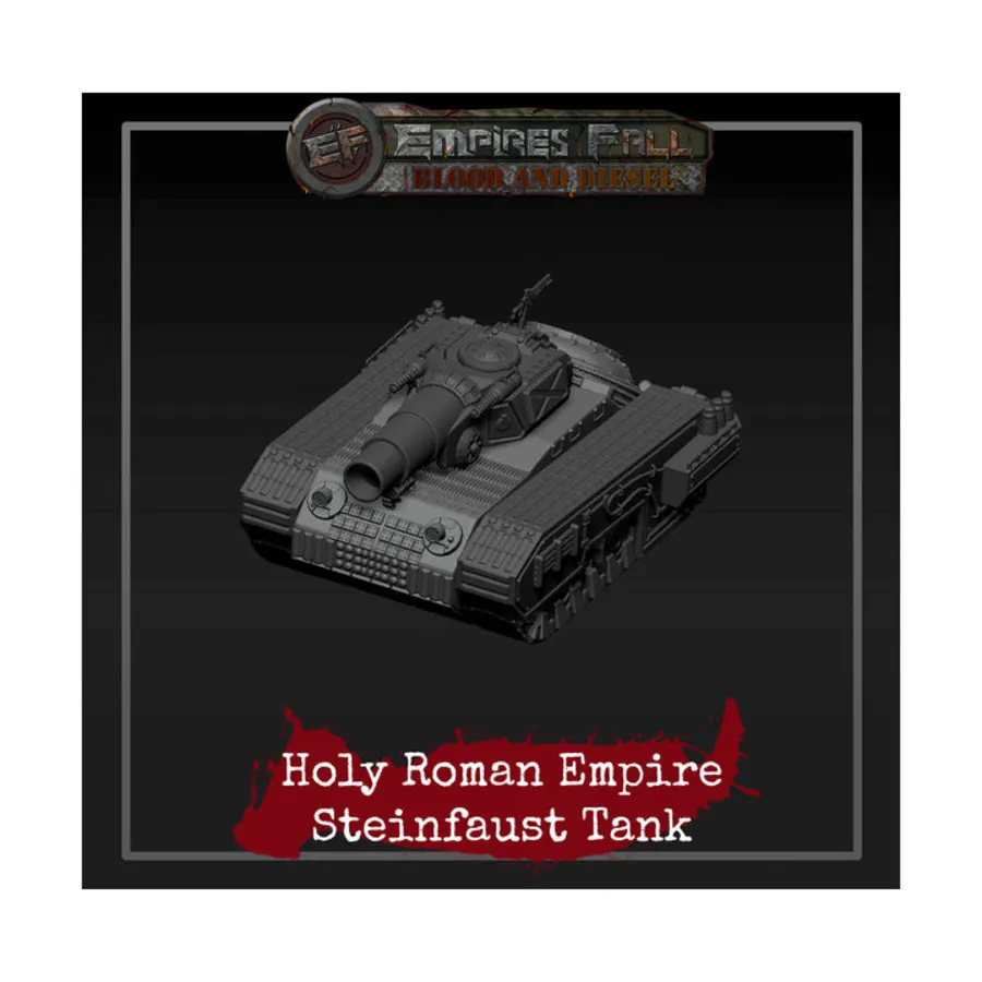 Танк Штайнфауст Священной Римской Империи, Sci-Fi Miniatures (28mm) (Gaddis Gaming)
Танк Штайнфауст Священной Римской Империи, Sci-Fi Miniatures (28mm) (Gaddis Gaming)