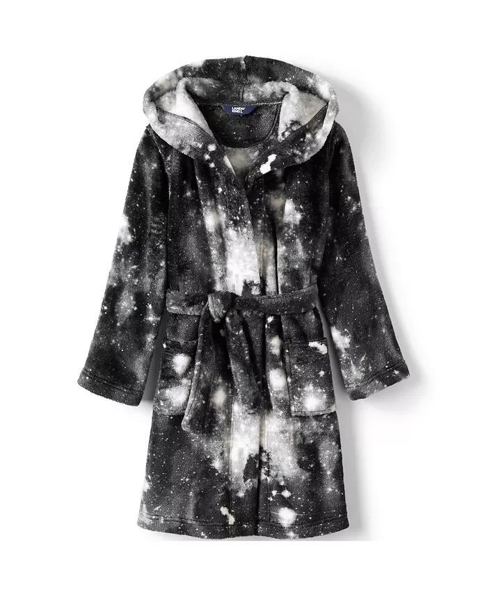 Утепленный халат с капюшоном Big Girls Lands' End, черный
Утепленный халат с капюшоном Big Girls Lands' End, черный