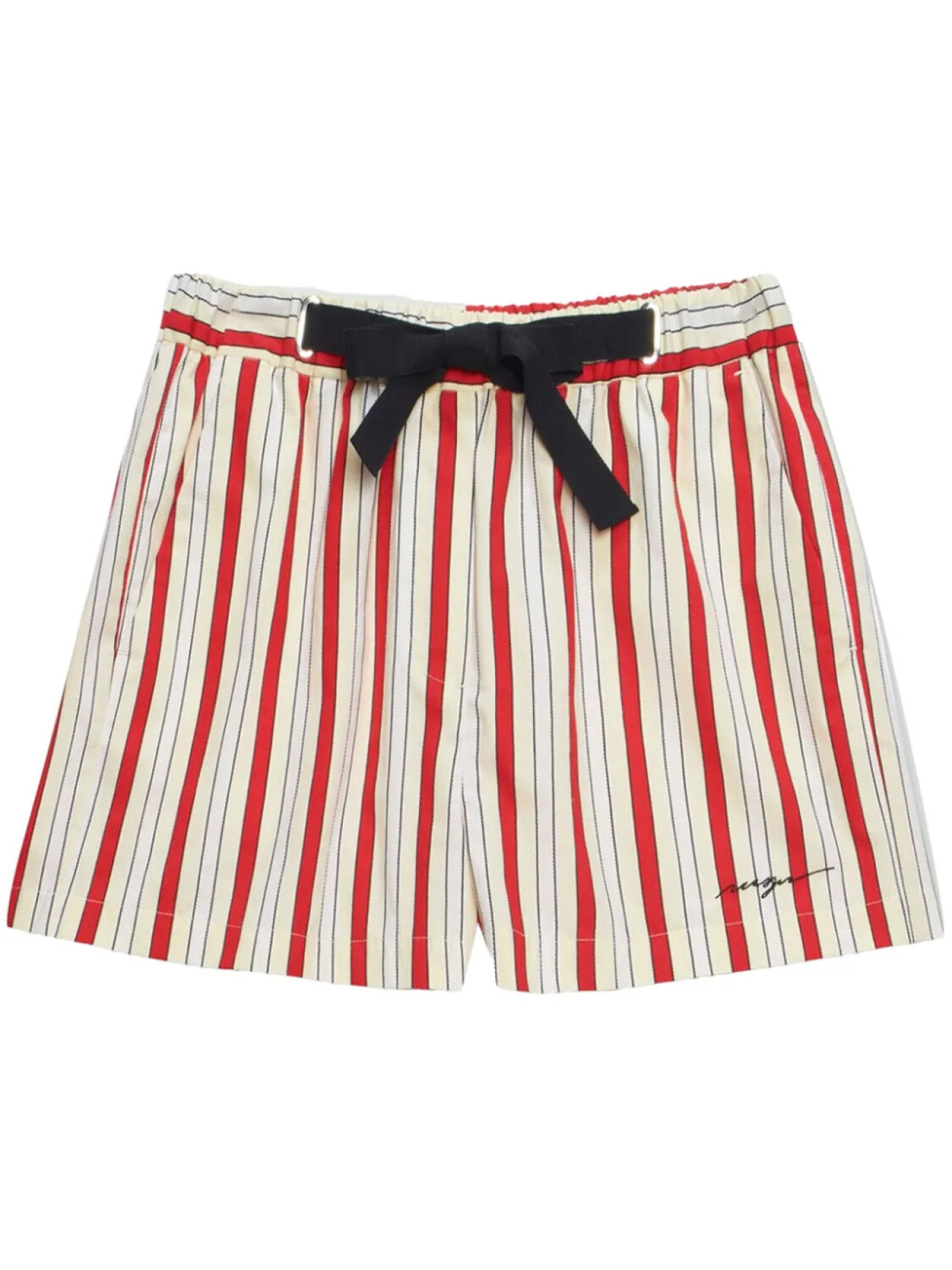 MSGM шорты в полоску, нейтральный 
MSGM шорты в полоску, нейтральный