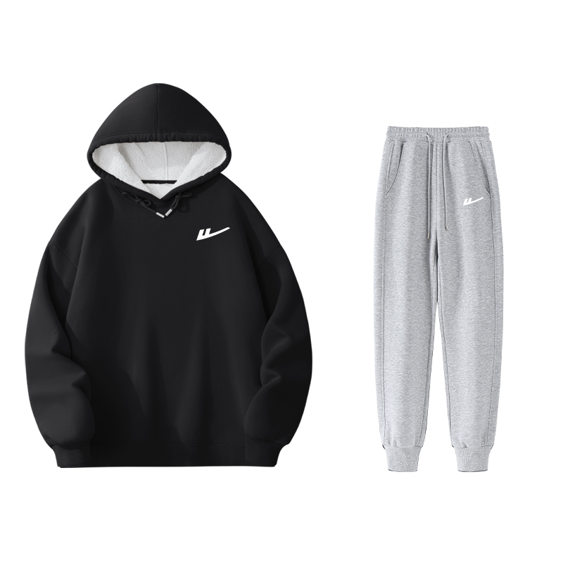 Свитшот-сет Unisex Hooded Thickened WARRIOR, черный top серый bottom
Свитшот-сет Unisex Hooded Thickened WARRIOR, черный top серый bottom