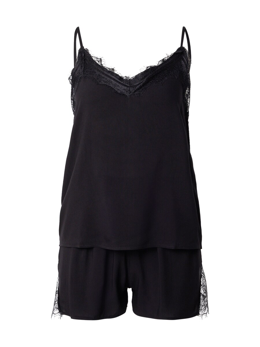 Короткий пижамный комплект Trendyol, Black
Короткий пижамный комплект Trendyol, Black