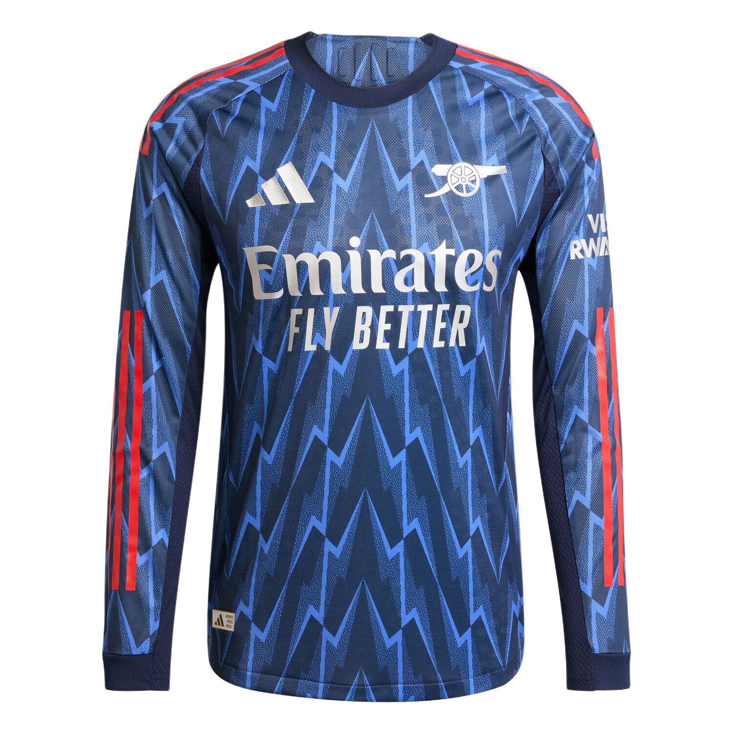 Футболка Arsenal 25/26 длинный рукав выездная аутентичная Adidas, темный индиго/темное серебро
Футболка Arsenal 25/26 длинный рукав выездная аутентичная Adidas, темный индиго/темное серебро