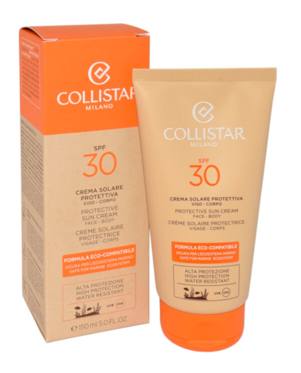 Collistar, Protective Sun Cream Face Body Spf 30, Крем для лица, 150мл
Collistar, Protective Sun Cream Face Body Spf 30, Крем для лица, 150мл