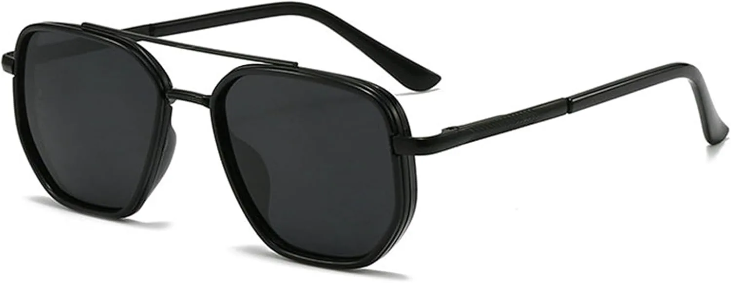 Солнцезащитные очки Willochra Vintage Polarized Pilot для женщин, квадратная оправа с двойной перемычкой, солнцезащитные очки для вождения и путешествий, C2
Солнцезащитные очки Willochra Vintage Polarized Pilot для женщин, квадратная оправа с двойной перемычкой, солнцезащитные очки для вождения и путешествий, C2