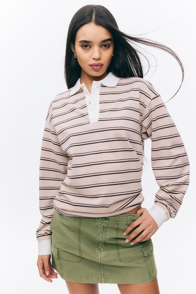 Рубашка-Поло с длинными рукавами для регби Monki, коричневый
Рубашка-Поло с длинными рукавами для регби Monki, коричневый