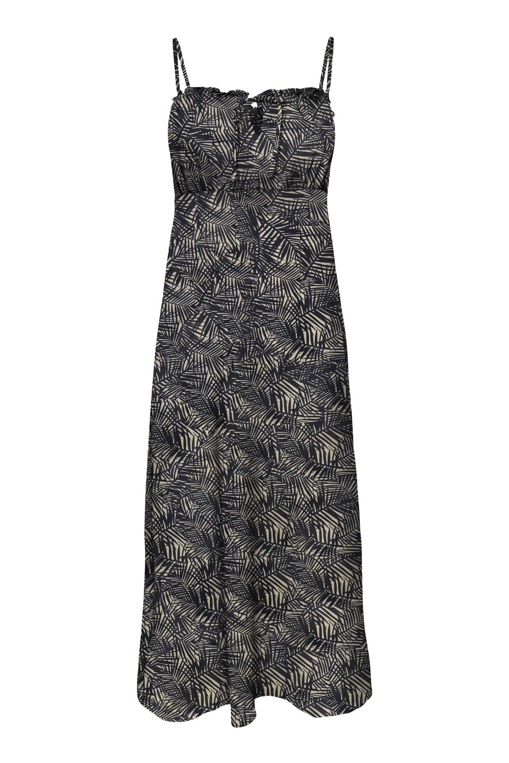 Платье миди со сборками и принтом пальм Only, синий
Платье миди со сборками и принтом пальм Only, синий