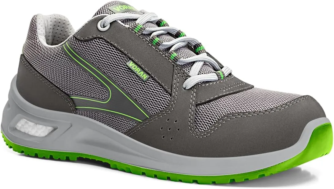 Мужские спортивные рабочие кроссовки - комфорт на весь день - легкий носок из сплава, амортизация с возвратом энергии (Infinergy от BASF), защита от электричества и скольжения - нубук и текстиль VORAN, серый
Мужские спортивные рабочие кроссовки - комфорт на весь день - легкий носок из сплава, амортизация с возвратом энергии (Infinergy от BASF), защита от электричества и скольжения - нубук и текстиль VORAN, серый