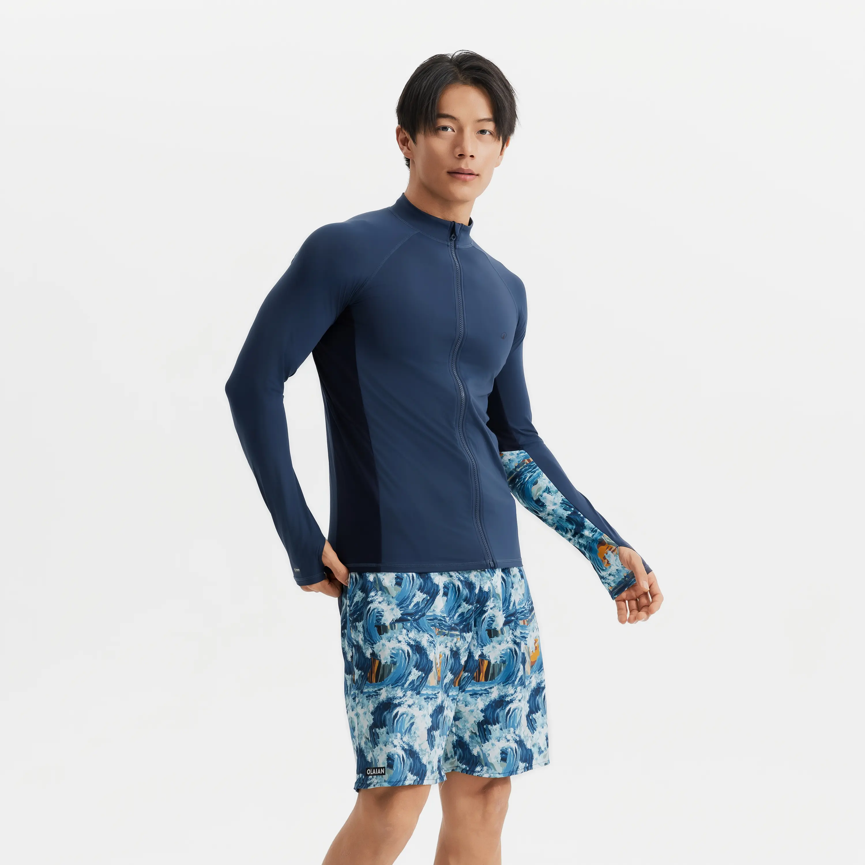 Мужской солнцезащитный костюм для серфинга на молнии 550+ -NAVY COOL OLAIAN
Мужской солнцезащитный костюм для серфинга на молнии 550+ -NAVY COOL OLAIAN