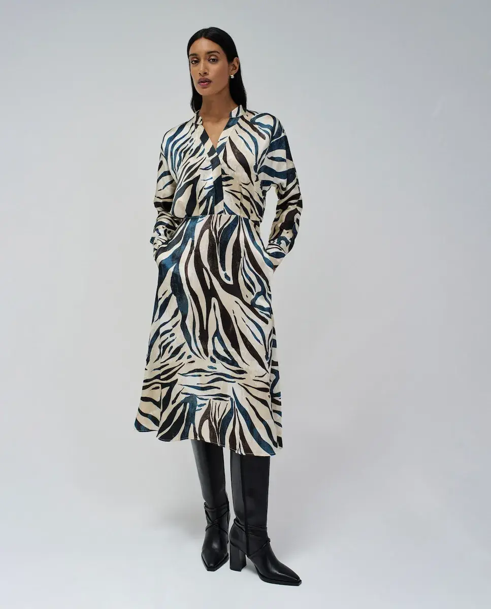 Платье миди с принтом под животное Salsa Jeans, светло-бежевый
Платье миди с принтом под животное Salsa Jeans, светло-бежевый