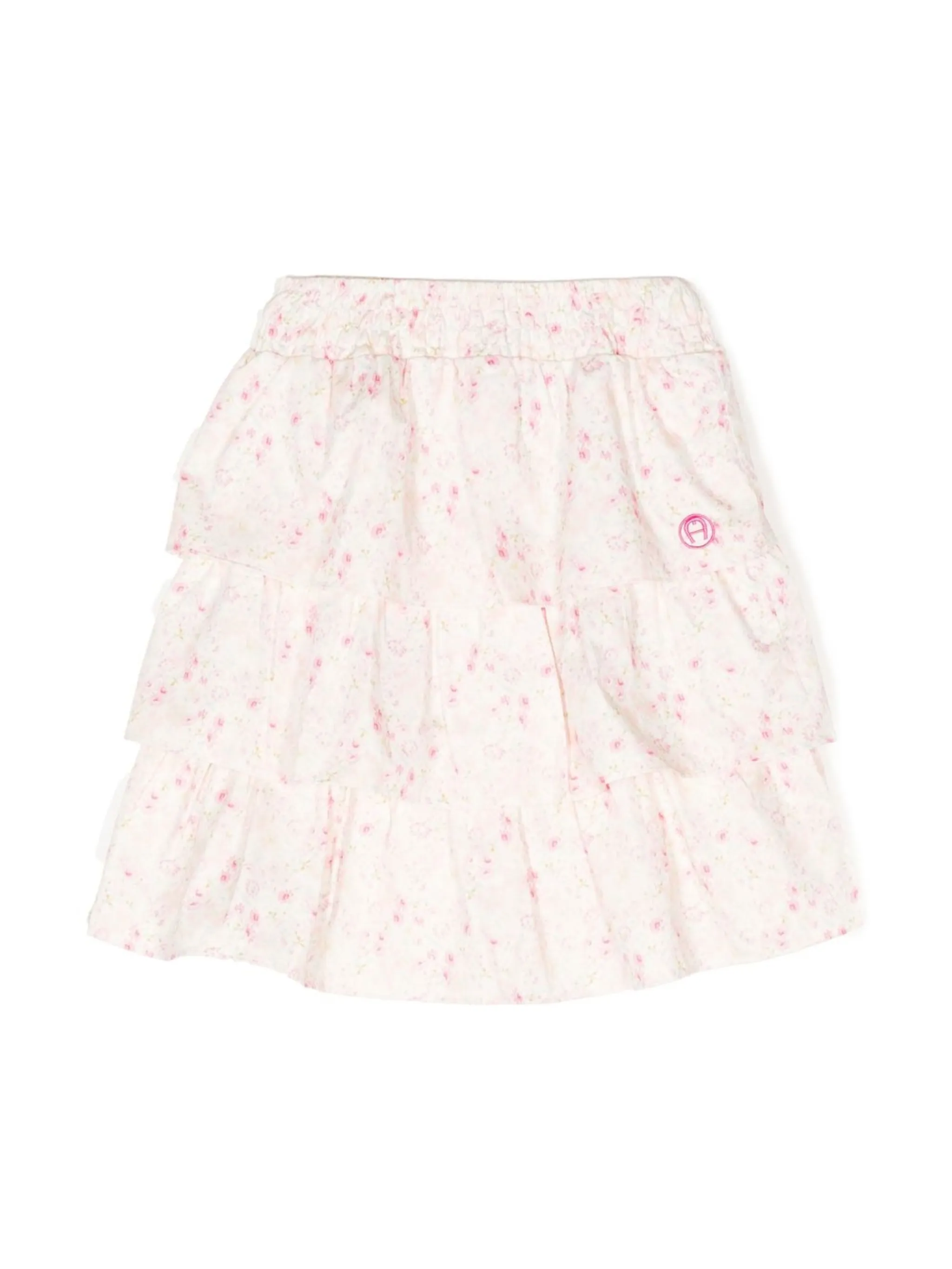 Юбка с оборками и цветочным принтом Aigner Kids, розовый
Юбка с оборками и цветочным принтом Aigner Kids, розовый