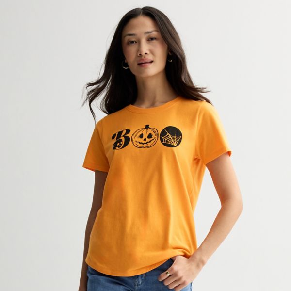 Женская футболка с принтом на Хэллоуин Unbranded, цвет orange boo
Женская футболка с принтом на Хэллоуин Unbranded, цвет orange boo