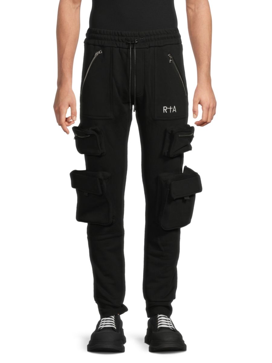 Зауженные брюки-карго RTA, черный
Зауженные брюки-карго RTA, черный
