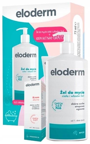 Элодерм, Набор уходовой косметики, 2 шт Polpharma
Элодерм, Набор уходовой косметики, 2 шт Polpharma