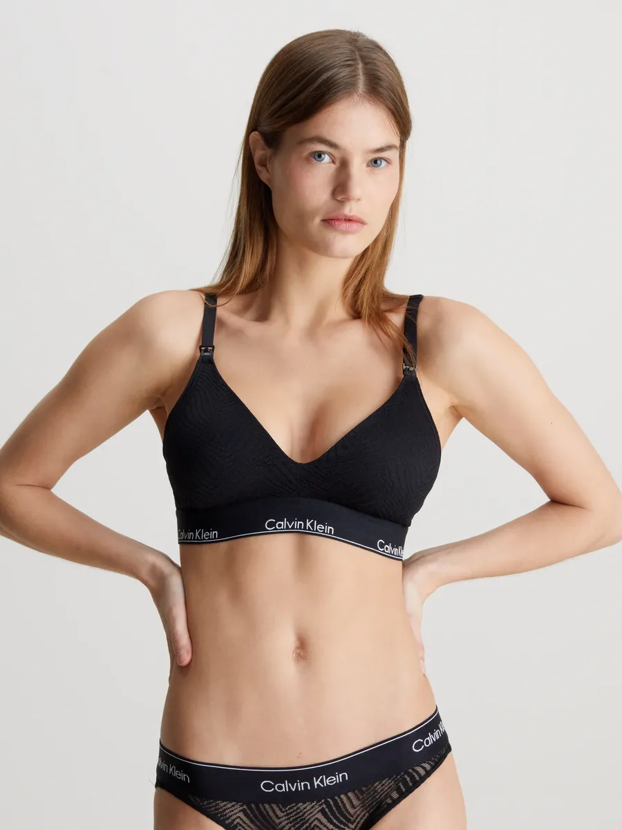 Бюстгальтер для беременных Calvin Klein Underwear "LL TRIANGLE (MATERNITY)", со структурированным узором, черный
Бюстгальтер для беременных Calvin Klein Underwear "LL TRIANGLE (MATERNITY)", со структурированным узором, черный