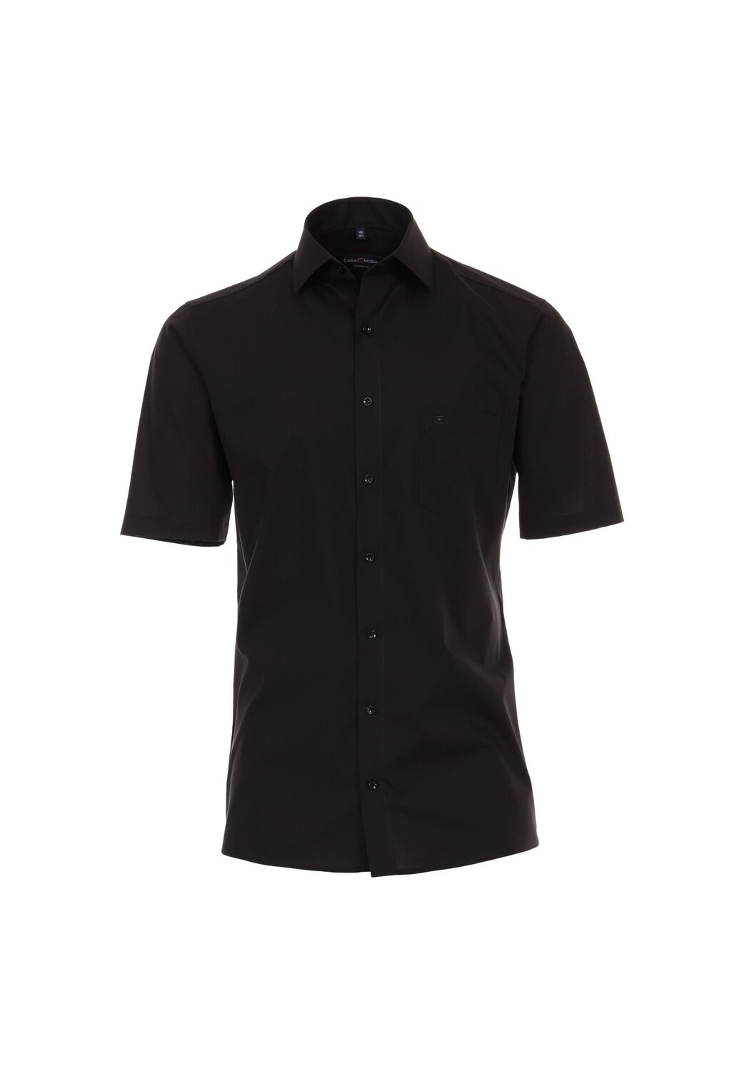 Мужская деловая рубашка с короткими рукавами, однотонная, современного кроя CASAMODA, черный
Мужская деловая рубашка с короткими рукавами, однотонная, современного кроя CASAMODA, черный