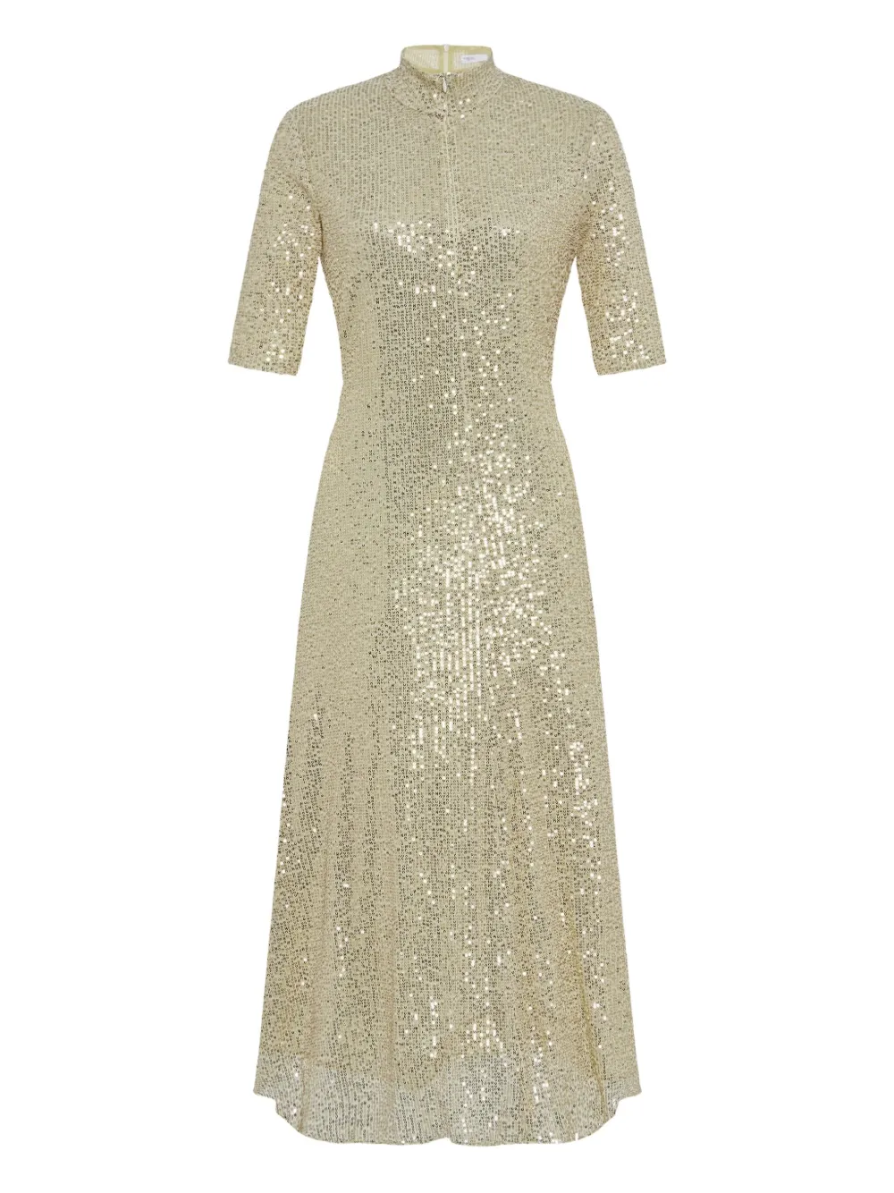 Платье миди с высоким воротником и пайетками Rosetta Getty, нейтральный
Платье миди с высоким воротником и пайетками Rosetta Getty, нейтральный