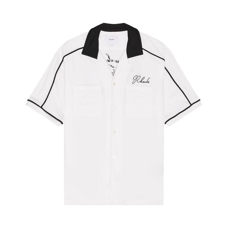 Рубашка Rhude Fonda Del Sol Bowling Shirt 'White/Black/Yellow'
Рубашка Rhude Fonda Del Sol Bowling Shirt 'White/Black/Yellow'