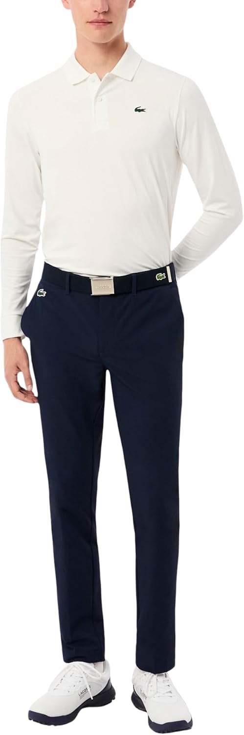 Мужские спортивные утепленные гольф-брюки Lacoste Sport Slim Fit с водоотталкивающей пропиткой, Navy Blue
Мужские спортивные утепленные гольф-брюки Lacoste Sport Slim Fit с водоотталкивающей пропиткой, Navy Blue