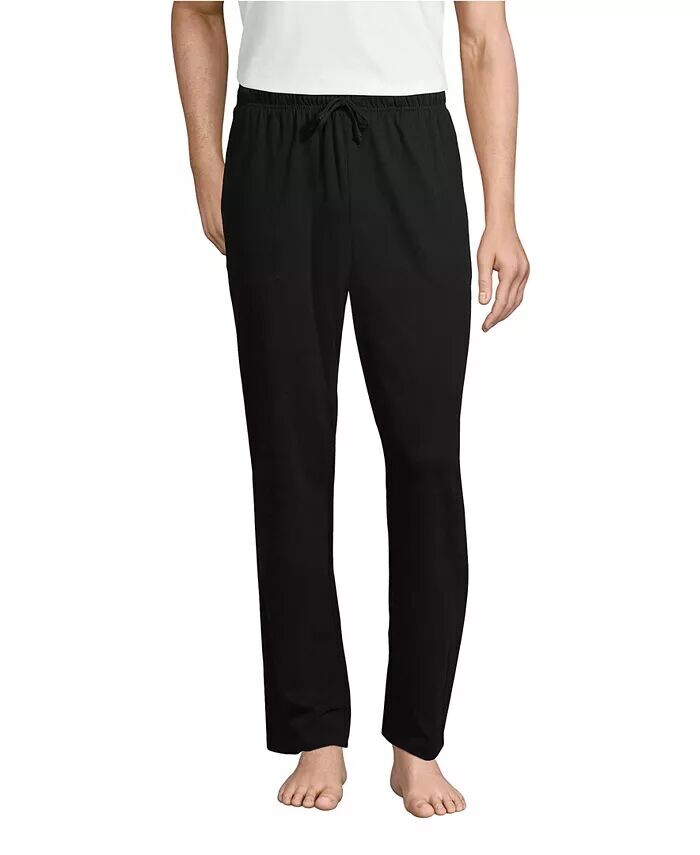 Мужские трикотажные пижамные штаны Lands' End, черный
Мужские трикотажные пижамные штаны Lands' End, черный