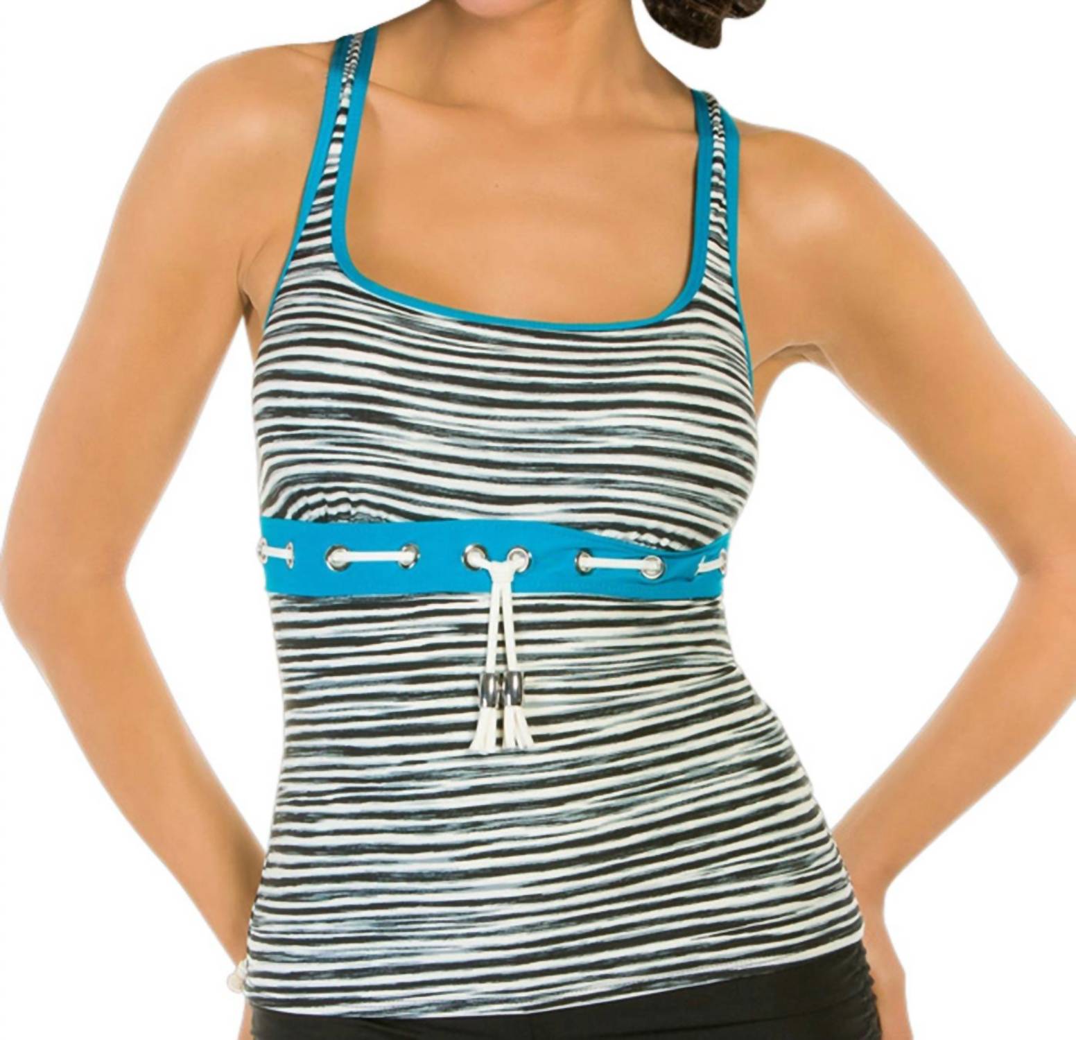 Топ-танкини со спинкой-борцовкой в полоску Eco Swim, цвет stripe
Топ-танкини со спинкой-борцовкой в полоску Eco Swim, цвет stripe