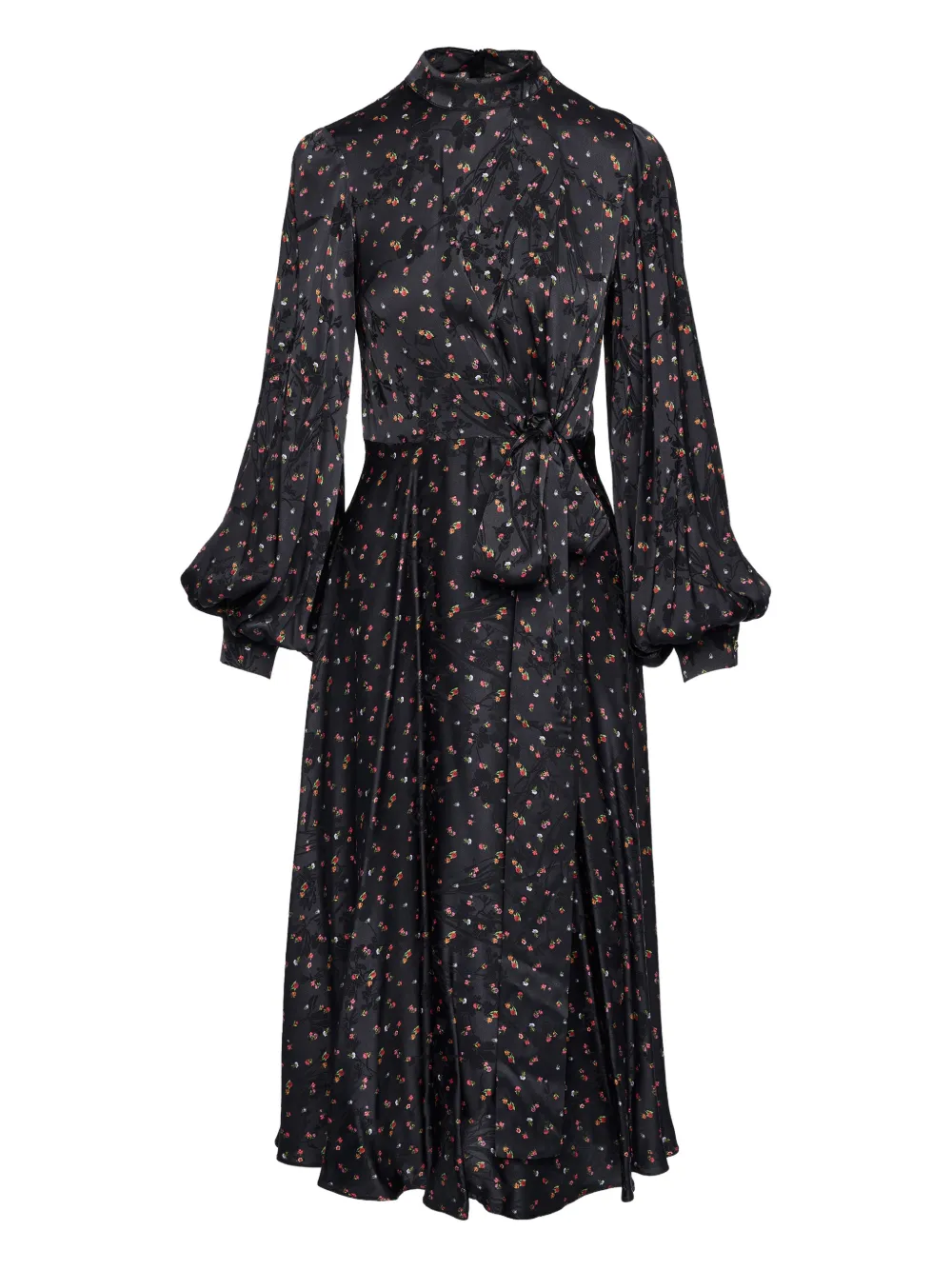 Платье миди с принтом и завязкой Nissa, черный
Платье миди с принтом и завязкой Nissa, черный