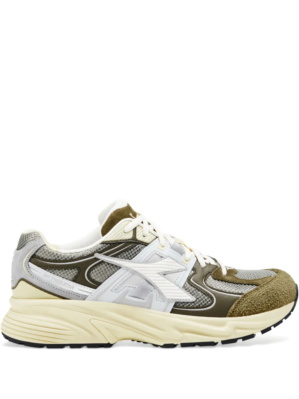 Замшевые кроссовки с сетчатыми вставками Diadora, зеленый
Замшевые кроссовки с сетчатыми вставками Diadora, зеленый